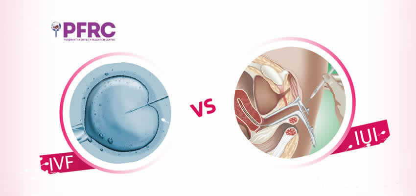 Intrauterine insemination vs in vitro fertilization